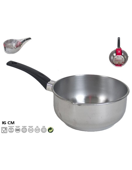 CAZO 16  CM ACERO