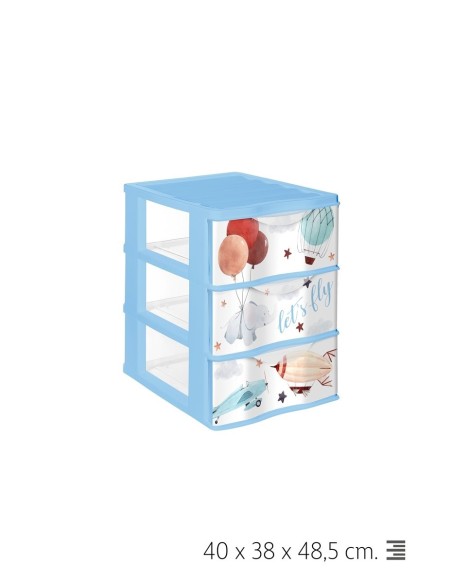 LOTE 3 CAJONERAS  ""WAGON"" IML LETS FLY