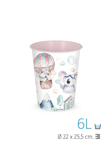 PAPELERA SIN TAPA 6 L. IML VOLAR