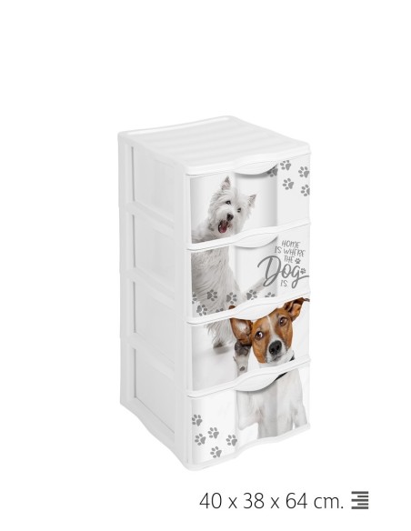 LOTE 4 CAJONERAS ""WAGON"" IML MASCOTAS PERROS