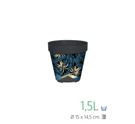 MACETA LISA 15 CM IML SELVA GOLD