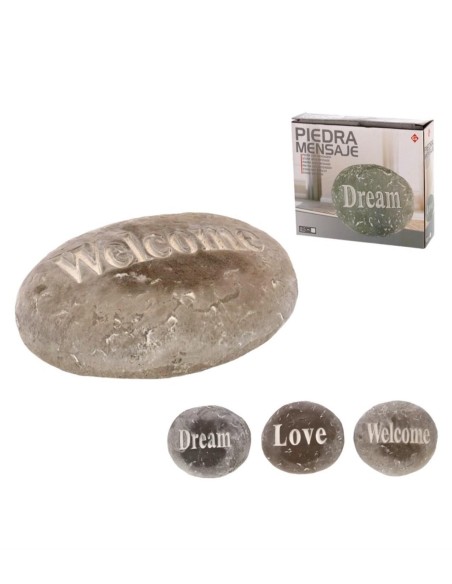 PIEDRA MENSAJE 3 SURT 23 CM