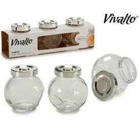 SET 3 BOTES VIDRIO 200ML
