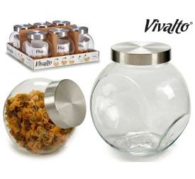 BOTE CRISTAL GALLETERO 1,5L TAPA ACERO