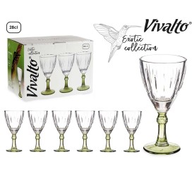 COPA VINO COLOR VERDE 275ML (1Unid)