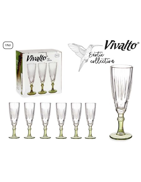 COPA CAVA COLOR VERDE 170ML (1Unid) COPA CAVA COLOR VERDE 170ML (1Unid)
