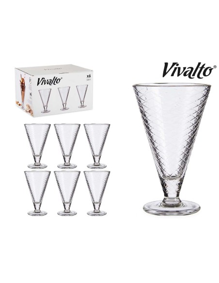 COPA HELADO VIDRIO ALTA 340 ML (1Unid)