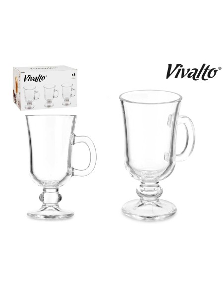 TAZA CAFE LATTE CON PIE Y ASA 250ML(1 Unid)