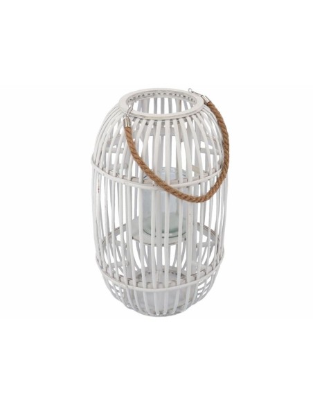 PORTAVELAS C/VASO CRISTAL ALANIS 50X31CM