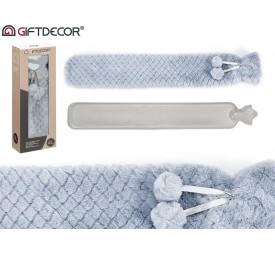 BOLSA AGUA LARGA 2L FUNDA PELO GRIS