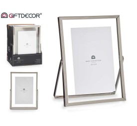 MARCO METAL PLATA 10X15CM