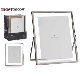 MARCO METAL PLATA 15X20CM