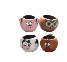 MACETERO ANIMALES  GRANJA  4/SURT 11,5x11x8 cm.