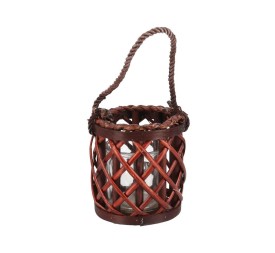 PORTAVELAS C/VASO CRISTAL CAMBIL 15X13CM