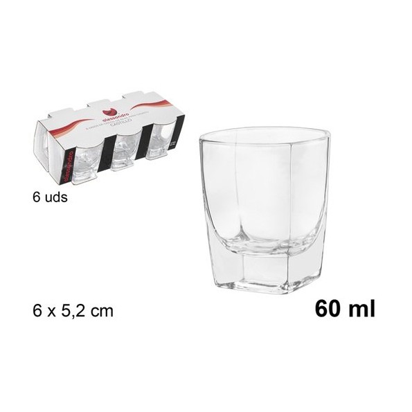 VASO CHUPITO CRISTAL CASTILLO 60 ML(1Unid)