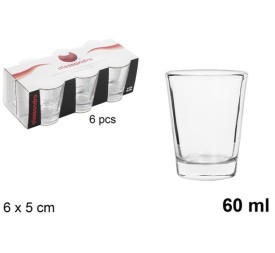 VASO CHUPITO CRISTAL DAMASCO 60 ML(1Unid)