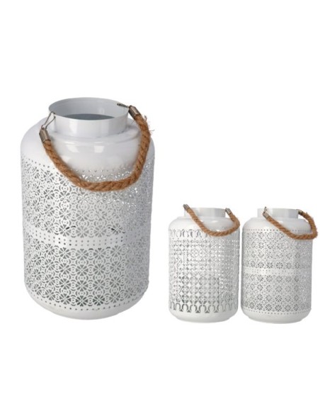 PORTAVELAS C/VASO CRISTAL BEAS 31X21CM