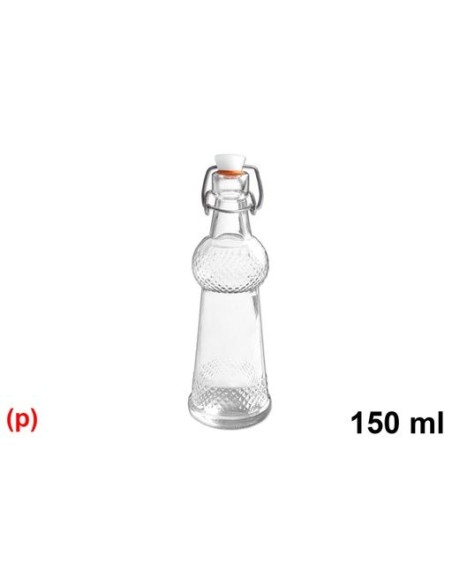 BOTELLA TORRE CON TAPÓN GASEOSA 150 ML