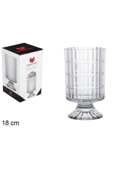 FLORERO CRISTAL SAMURAY 18 CM