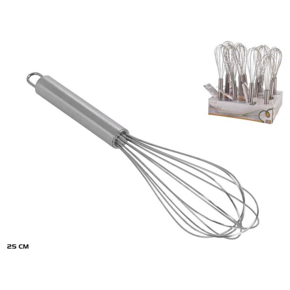 BATIDOR ACERO 25 CM