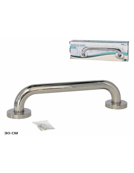 BARRA BAÑO 30CM - ACERO  INOX