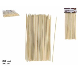 PINCHOS BAMBU BARBACOA X100 - 20CM