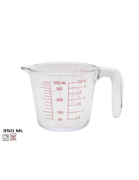 JARRA MEDIDORA CRISTAL 350ML LINDA