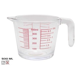 JARRA MEDIDORA CRISTAL 500ML LINDA