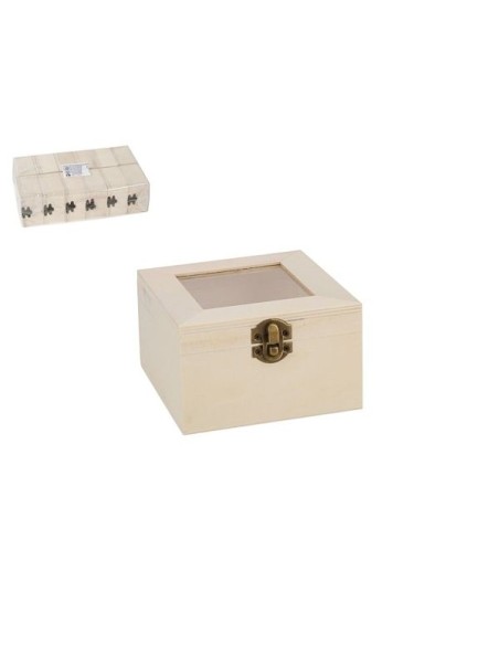 CAJA C/TAPA ERIK 7.5X7.5 NATURE