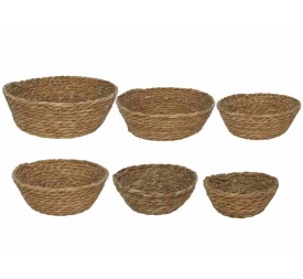 SET 6 CESTAS NATURA 28X28X10