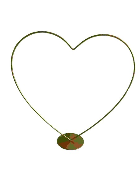 CORAZON DE ORO SOBRE PEDESTAL D40