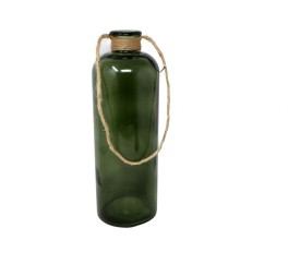 BOTELLÓN LISBOA H35CM YUTE VERDE OLIVA