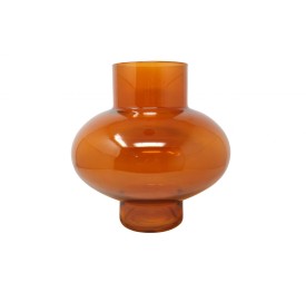 JARRÓN FIREPLACE Ø28  H30 AMBAR OSCURO