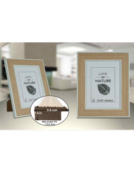 PORTAFOTO PLASTICO PS-521 20X25CM(12/24)