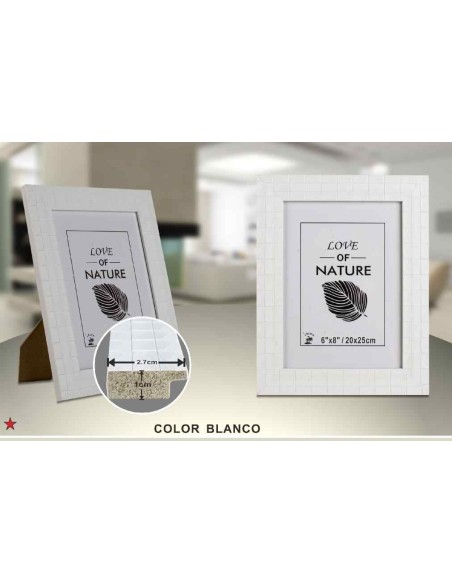 PORTAFOTO C.BLANCO PS-515 20X25CM(12/24)