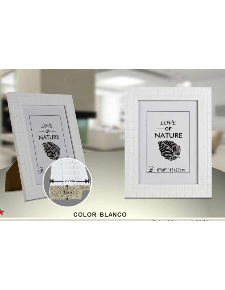 PORTAFOTO C.BLANCO PS-515 15X20CM(12/36)