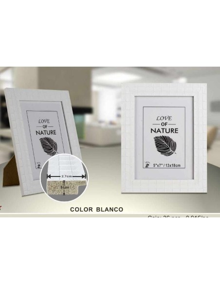 PORTAFOTO C.BLANCO PS-515 13X18CM(12/36)