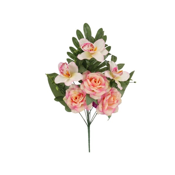 CONJUNTO ROSAS-ORQUIDEA X 9-51 CM (ROSA)