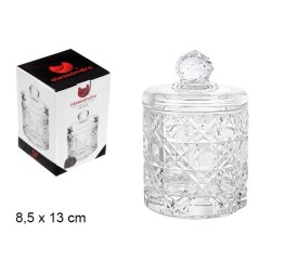 BOMBONERA CRISTAL NORA 8,5X13CM