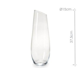 JARRON CRISTAL BOCA CORTADA