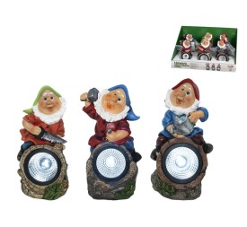 LAMPARA SOLAR ENANO RESINA 20 CM SURTIDO