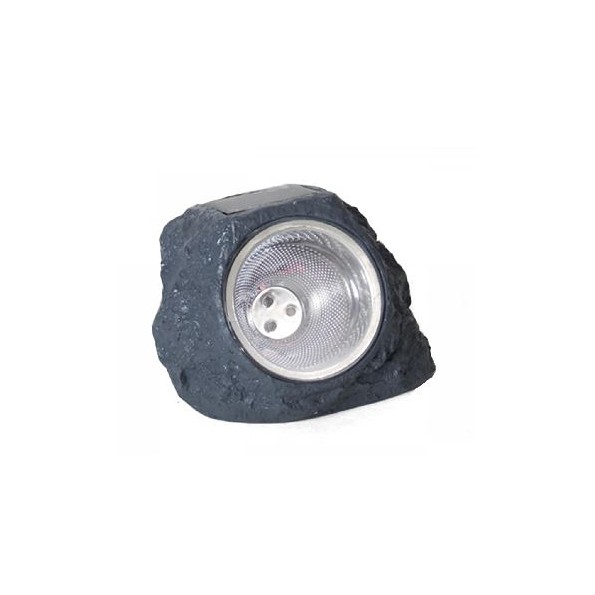 PIEDRA LUZ SOLAR RESINA 4 LED 14X11X10.5 XXXXXX