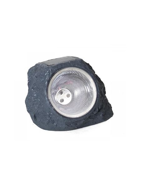 PIEDRA LUZ SOLAR RESINA 4 LED 14X11X10.5 XXXXXX