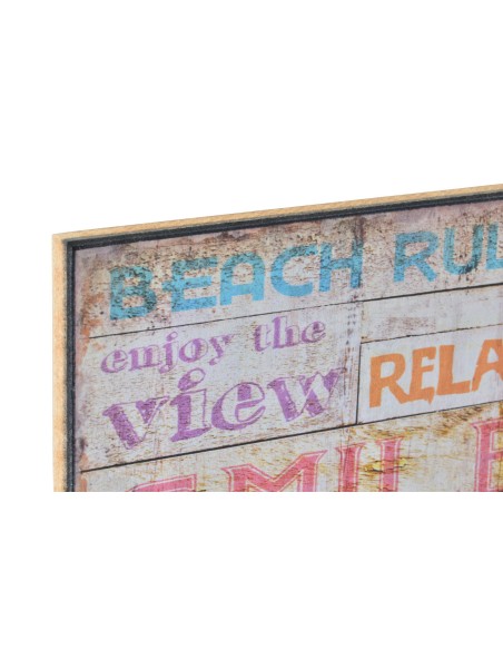CUADRO MADERA PAPEL 15X1X25 PLAYA 4 SURT.