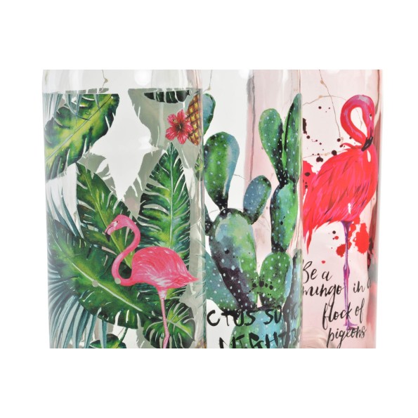 BOTELLA LED CRISTAL 12X46 15LEDS TROPICAL 3 SURT.