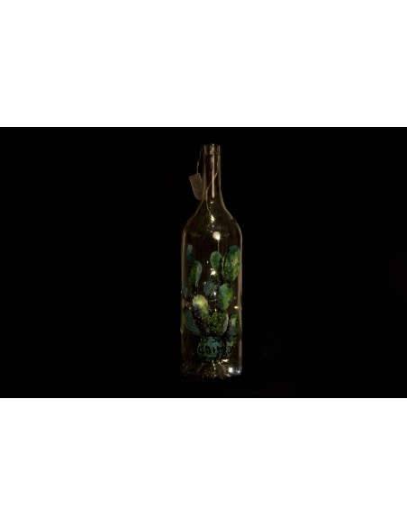 BOTELLA LED CRISTAL 12X46 15LEDS TROPICAL 3 SURT.