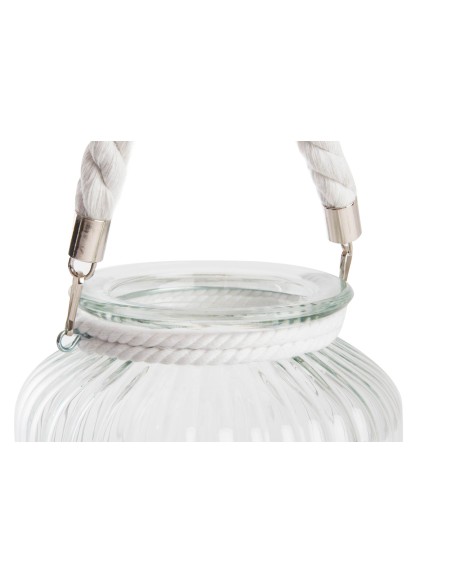 PORTAVELA CRISTAL METAL 18X18 CUERDA