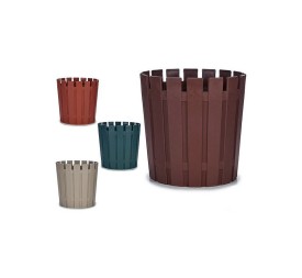 MACETA PLASTICO XXL 32CM 4 COL