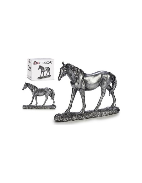CABALLO RESINA GRANDE PLATA