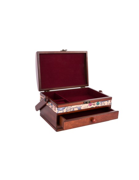 COSTURERO MADERA TELA 24X17X13/22 COSTURA